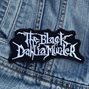 The Black Dahlia Murder | American Melodic Death Metal Band | Elizabeth Short | Brian Eschbach | Embroidered Patch Badge Applique Iron on | Trendy | DIY | Decorative | Collectible