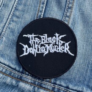 The Black Dahlia Murder | American Melodic Death Metal Band | Elizabeth Short | Brian Eschbach | Embroidered Patch Badge Applique Iron on | Trendy | DIY | Decorative | Collectible