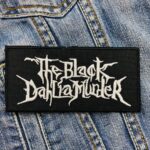 The Black Dahlia Murder | American Melodic Death Metal Band | Elizabeth Short | Brian Eschbach | Embroidered Patch Badge Applique Iron on | Trendy | DIY | Decorative | Collectible