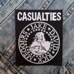The Casualties | American Hardcore Punk Band | Jorge Herrera | Jake Kolatis | Embroidered Patch Badge Applique Iron on | Trendy | DIY | Decorative | Collectible
