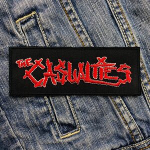 The Casualties | American Hardcore Punk Band | Jorge Herrera | Jake Kolatis | Embroidered Patch Badge Applique Iron on | Trendy | DIY | Decorative | Collectible