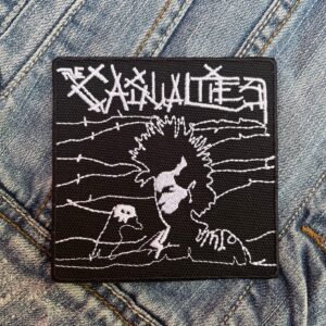 The Casualties | American Hardcore Punk Band | Jorge Herrera | Jake Kolatis | Embroidered Patch Badge Applique Iron on | Trendy | DIY | Decorative | Collectible