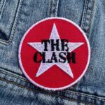 The Clash White Star Logo Red Circle Patch – Iron-On