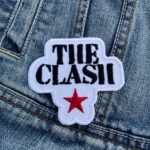 The Clash White Military Star Logo Patch – Iron-On