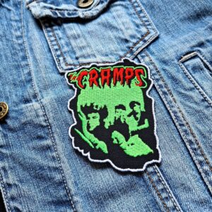 The Cramps Green Ghoul Band Patch Iron-On