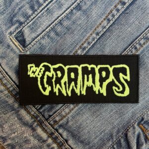 The Cramps Neon Green Logo Patch Iron-On