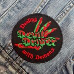 DevilDriver | American Heavy Metal Band | Dez Fafara | Mike Spreitzer | Embroidered Patch Badge Applique Iron on | Trendy | DIY | Decorative | Collectible