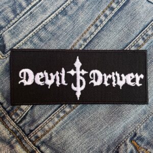DevilDriver | American Heavy Metal Band | Dez Fafara | Mike Spreitzer | Embroidered Patch Badge Applique Iron on | Trendy | DIY | Decorative | Collectible