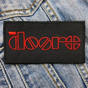 The Doors | American Rock Band | Jim Morrison | Rock and Roll | Heavy Metal | Embroidered Patch Badge Applique Iron on | Trendy | DIY | Decorative | Collectible