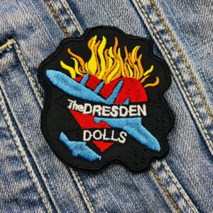 The Dresden Dolls | American Musical Duo | Amanda Palmer | Brian Viglione | Embroidered Patch Badge Applique Iron on | Trendy | DIY | Decorative | Collectible