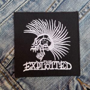 The Exploited | Scottish Punk Rock Band | Stevie Ross | Terry Buchan | Embroidered Patch Badge Applique Iron on | Trendy | DIY | Decorative | Collectible