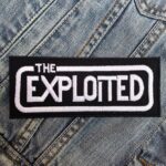 The Exploited | Scottish Punk Rock Band | Stevie Ross | Terry Buchan | Embroidered Patch Badge Applique Iron on | Trendy | DIY | Decorative | Collectible
