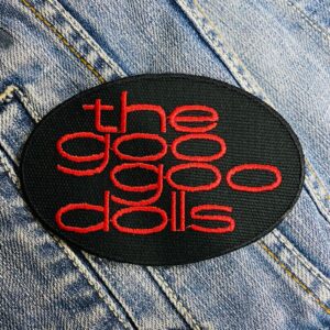 The Goo Dolls | American Rock Band | John Rzeznik | Robby Takac | Embroidered Patch Badge Applique Iron on | Trendy | DIY | Decorative | Collectible