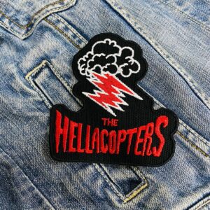 The Hellacopters | Swedish Garage Rock Band | Nicke Andersson | By The Grace Of God | Embroidered Patch Badge Applique Iron on | Trendy | DIY | Decorative | Collectible
