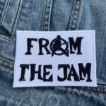 The Jam | English Rock Band |  Paul Weller | Bruce Foxton | In The City | Embroidered Patch Badge Applique Iron on | Trendy | DIY | Decorative | Collectible