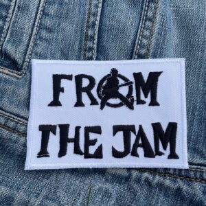 The Jam | English Rock Band |  Paul Weller | Bruce Foxton | In The City | Embroidered Patch Badge Applique Iron on | Trendy | DIY | Decorative | Collectible