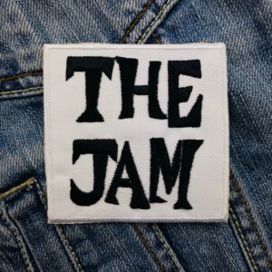 The Jam | English Rock Band |  Paul Weller | Bruce Foxton | In The City | Embroidered Patch Badge Applique Iron on | Trendy | DIY | Decorative | Collectible