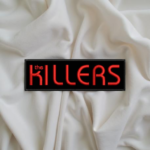 The Killers Neon Red Logo Patch – Iron-On