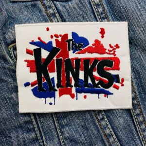The Kinks | English Rock Band |  Ray And Dave Davies | You Really Got Me | Embroidered Patch Badge Applique Iron on | Trendy | DIY | Decorative | Collectible