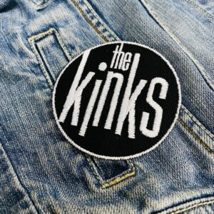 The Kinks | English Rock Band |  Ray And Dave Davies | You Really Got Me | Embroidered Patch Badge Applique Iron on | Trendy | DIY | Decorative | Collectible