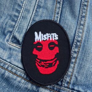 The Misfits | American Punk Rock Metal Band | Pioneers Of The Horror Punk Subgenre | Alternative/Indie | Embroidered Patch Badge Applique Iron on | Trendy | DIY | Decorative | Collectible