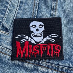The Misfits | American Punk Rock Metal Band | Pioneers Of The Horror Punk Subgenre | Alternative/Indie | Embroidered Patch Badge Applique Iron on | Trendy | DIY | Decorative | Collectible
