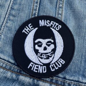 The Misfits | American Punk Rock Metal Band | Pioneers Of The Horror Punk Subgenre | Alternative/Indie | Embroidered Patch Badge Applique Iron on | Trendy | DIY | Decorative | Collectible