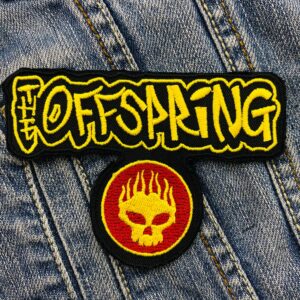 The Offspring | American Punk Rock Band | Manic Subsidal | Dexter Holland | Embroidered Patch Badge Applique Iron on | Trendy | DIY | Decorative | Collectible