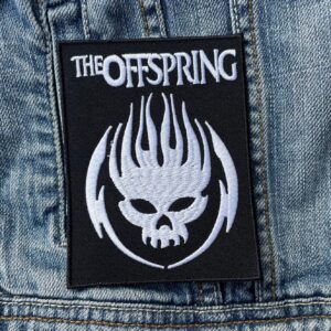 The Offspring | American Punk Rock Band | Manic Subsidal | Dexter Holland | Embroidered Patch Badge Applique Iron on | Trendy | DIY | Decorative | Collectible
