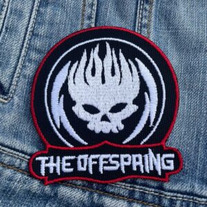 The Offspring | American Punk Rock Band | Manic Subsidal | Dexter Holland | Embroidered Patch Badge Applique Iron on | Trendy | DIY | Decorative | Collectible