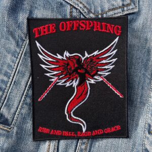 The Offspring | American Punk Rock Band | Manic Subsidal | Dexter Holland | Embroidered Patch Badge Applique Iron on | Trendy | DIY | Decorative | Collectible