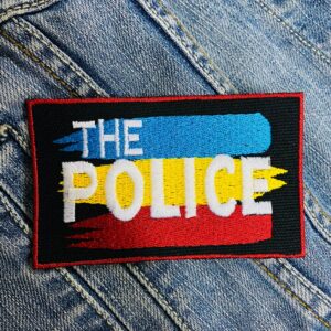 The Police | English Rock Band | Sting | ‎Andy Summers | Embroidered Patch Badge Applique Iron on | Trendy | DIY | Decorative | Collectible