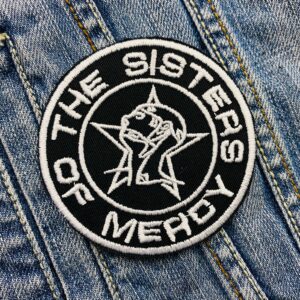 The Sisters Of Mercy | English Rock Band | Gothic rock | Post-punk | New wave | Embroidered Patch Badge Applique Iron on | Trendy | DIY | Decorative | Collectible