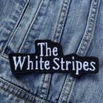 The White Stripes | American Rock Duo | Jack White | Meg White | Embroidered Patch Badge Applique Iron on | Trendy | DIY | Decorative | Collectible