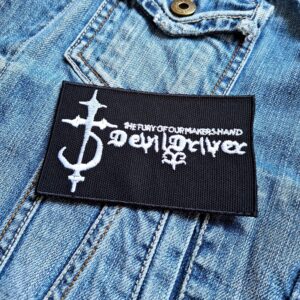 The Fury Of Our Makers Hand DevilDriver | American Heavy Metal Band | Dez Fafara | Mike Spreitzer | Embroidered Patch Badge Applique Iron on | Trendy | DIY | Decorative | Collectible