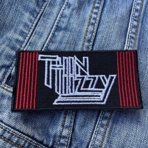 Thin Lizzy | Irish Hard Rock Band | Phil Lynott | Embroidered Patch Badge Applique Iron on | Trendy | DIY | Decorative | Collectible