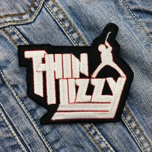 Thin Lizzy | Irish Hard Rock Band | Phil Lynott | Embroidered Patch Badge Applique Iron on | Trendy | DIY | Decorative | Collectible
