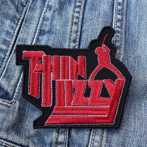 Thin Lizzy | Irish Hard Rock Band | Phil Lynott | Embroidered Patch Badge Applique Iron on | Trendy | DIY | Decorative | Collectible