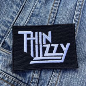 Thin Lizzy | Irish Hard Rock Band | Phil Lynott | Embroidered Patch Badge Applique Iron on | Trendy | DIY | Decorative | Collectible