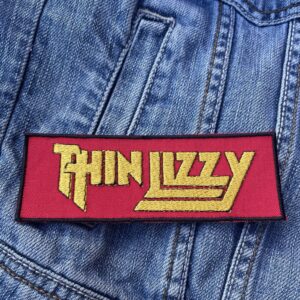 Thin Lizzy | Irish Hard Rock Band | Phil Lynott | Embroidered Patch Badge Applique Iron on | Trendy | DIY | Decorative | Collectible