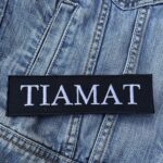 Tiamat | Swedish Metal Band | Johan Edlund | Progressive Metal | Embroidered Patch Badge Applique Iron on | Trendy | DIY | Decorative | Collectible