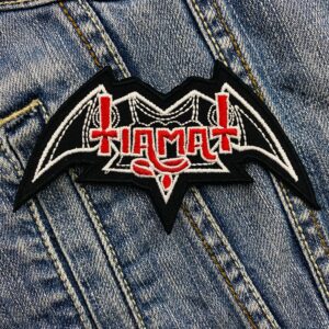 Tiamat | Swedish Metal Band | Johan Edlund | Progressive Metal | Embroidered Patch Badge Applique Iron on | Trendy | DIY | Decorative | Collectible