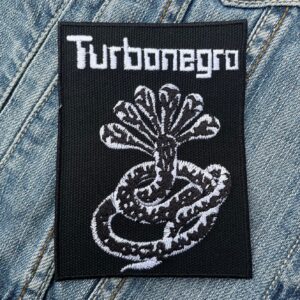 Turbonegro | Norwegian Rock Band | Glam Rock | Punk Rock | Hard Rock | Deathpunk | Embroidered Patch Badge Applique Iron on | Trendy | DIY | Decorative | Collectible