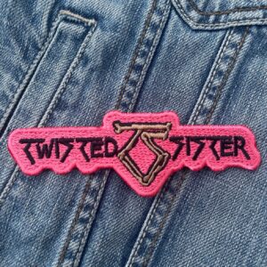 Twisted Sister | American Heavy Metal Band | We're Not Gonna Take It | I Wanna Rock | Embroidered Patch Badge Applique Iron on | Trendy | DIY | Decorative | Collectible