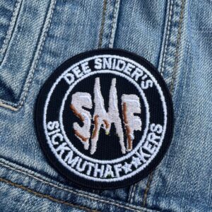 Twisted Sister | American Heavy Metal Band | We're Not Gonna Take It | I Wanna Rock | Embroidered Patch Badge Applique Iron on | Trendy | DIY | Decorative | Collectible