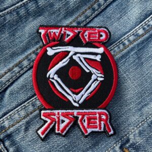 Twisted Sister | American Heavy Metal Band | We're Not Gonna Take It | I Wanna Rock | Embroidered Patch Badge Applique Iron on | Trendy | DIY | Decorative | Collectible