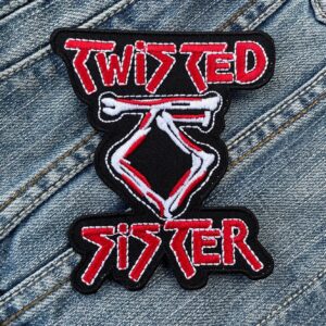 Twisted Sister | American Heavy Metal Band | We're Not Gonna Take It | I Wanna Rock | Embroidered Patch Badge Applique Iron on | Trendy | DIY | Decorative | Collectible