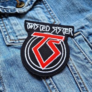 Twisted Sister | American Heavy Metal Band | We're Not Gonna Take It | I Wanna Rock | Embroidered Patch Badge Applique Iron on | Trendy | DIY | Decorative | Collectible