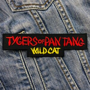 Tygers Of Pan Tang | English Heavy Metal Band | The Cage | Wild Cat | Robb Weir | Embroidered Patch Badge Applique Iron on | Trendy | DIY | Decorative | Collectible