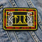 Týr | Tyr | Faroese Folk Metal Band | Viking Lore | Mythology | History | Embroidered Patch Badge Applique Iron on | Trendy | DIY | Decorative | Collectible